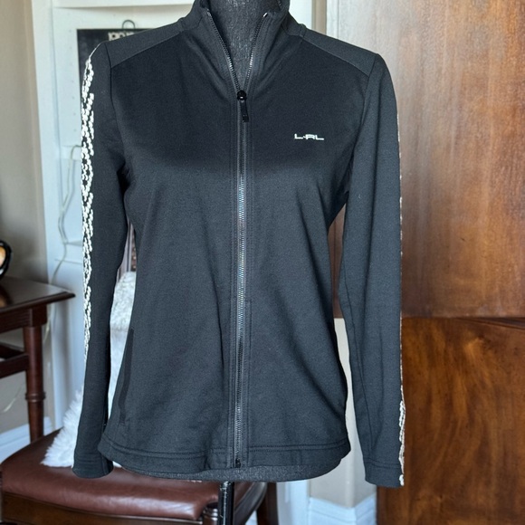 Lauren Ralph Lauren Jackets & Blazers - Lauren Ralph Lauren Black Embroidery Active Jacket